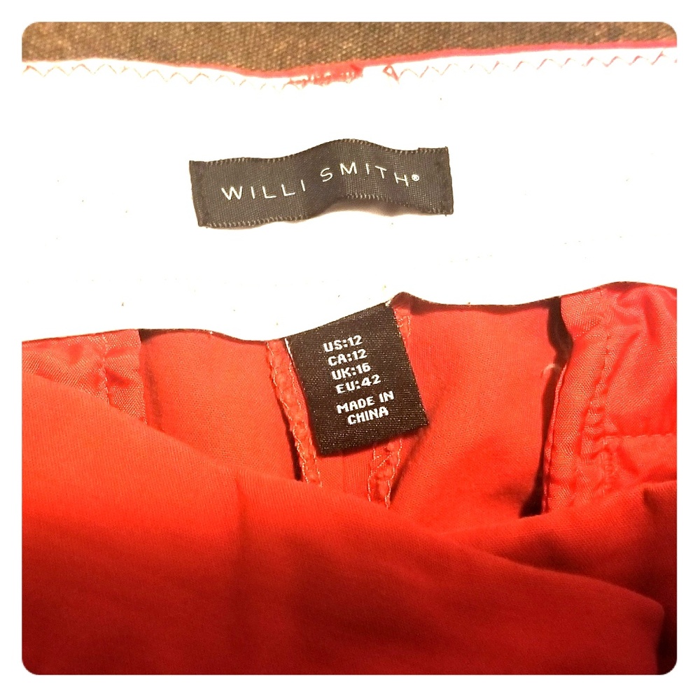 Willi Smith Red Capri's